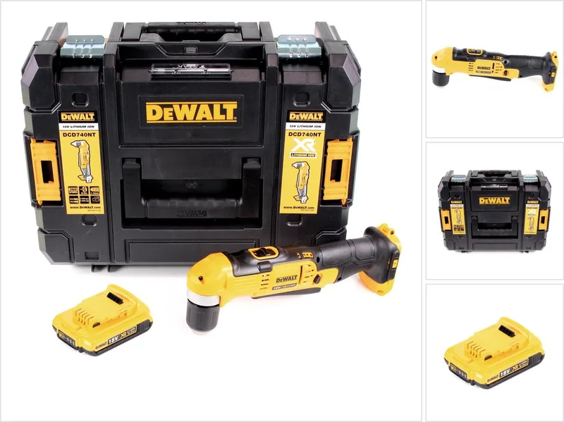 DCD 740 NT accu-haakse boormachine 18 V 33 Nm + 1x 2,0 Ah accu + TSTAK - zonder oplader de DEWALT – image du produit