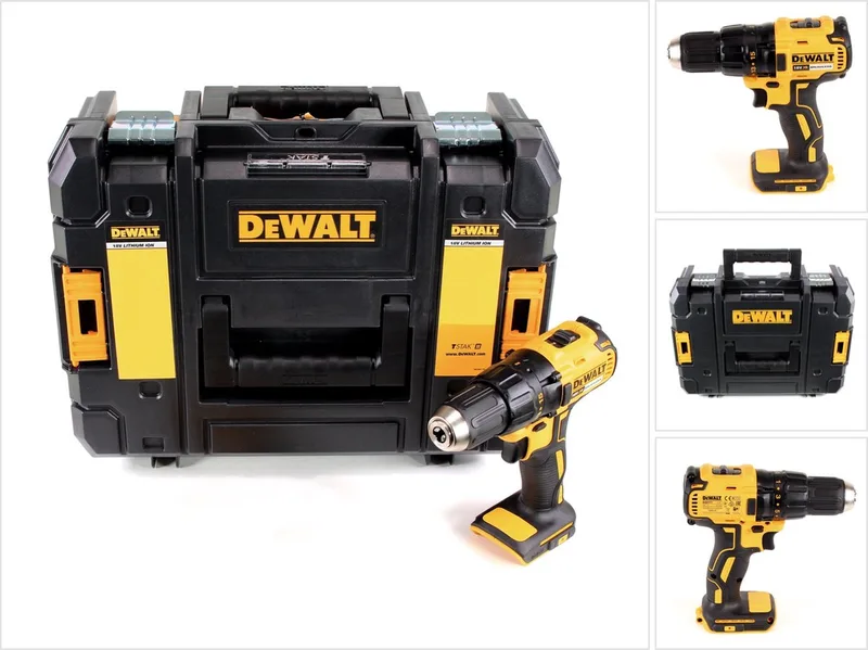 DCD 777 NT accuboormachine 18 V 65 Nm Solo in TSTAK II gereedschapskoffer – zonder accu en oplader van DEWALT – productafbeelding