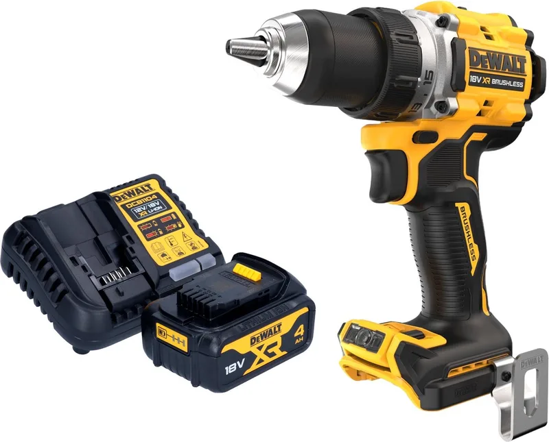 DCD 800 M1 accuboormachine 18 V 90 Nm borstelloos + 1x oplaadbare accu 4.0 Ah + lader de DEWALT – image du produit