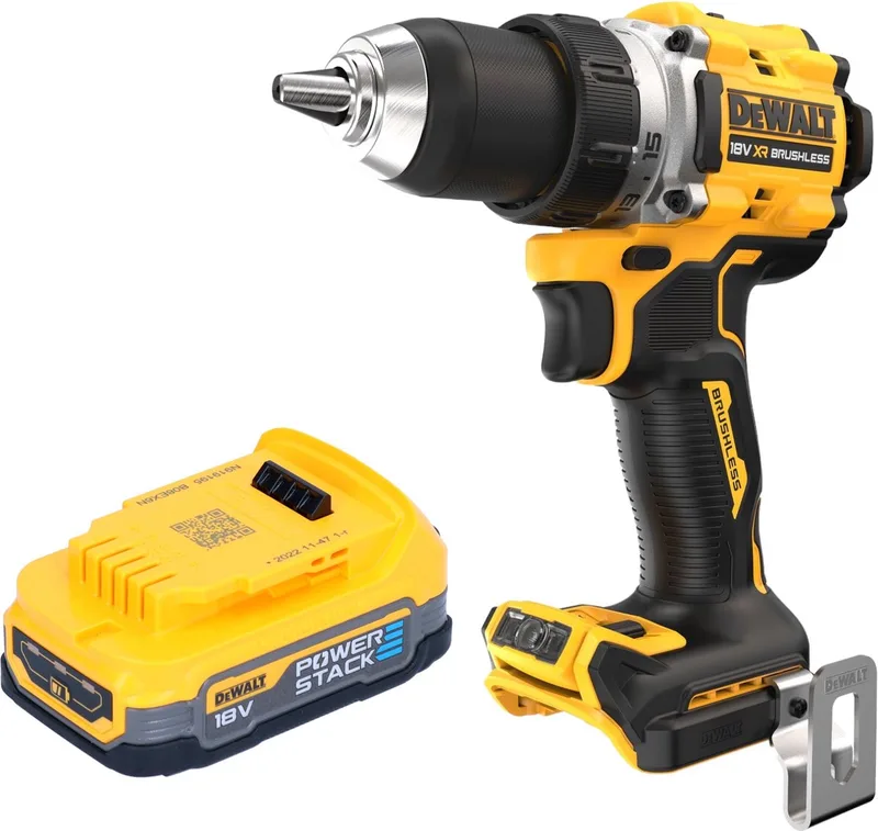 DCD 800 N accuboormachine 18 V 90 Nm borstelloos + 1x Powerstack accu 1.7 Ah - zonder lader von DEWALT – Produktbild