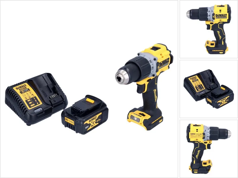 DCD 805 M1 accu klopboormachine 18 V 90 Nm borstelloos + 1x oplaadbare accu 4.0 Ah + lader de DEWALT – image du produit