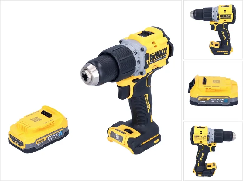 DCD 805 N accu-klopboormachine 18 V 90 Nm borstelloos + 1x accu 1,7 Ah - zonder oplader von DEWALT – Produktbild