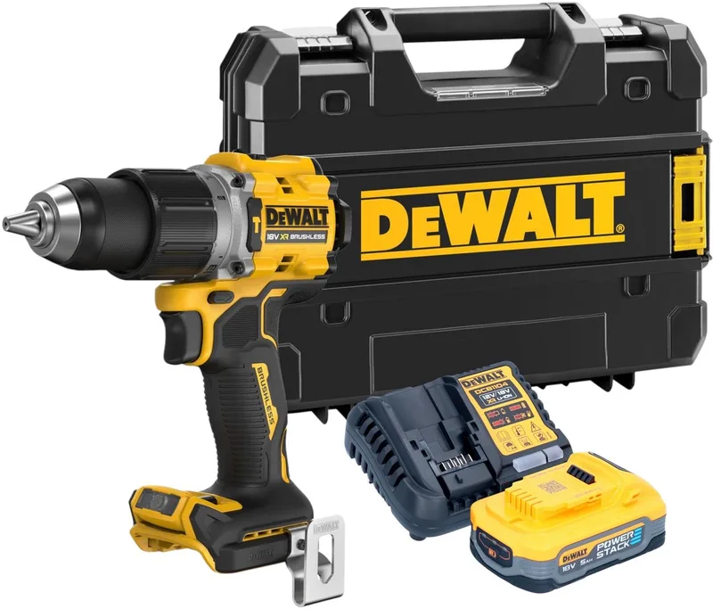 DCD 805 NT accu-klopboormachine 18 V 90 Nm borstelloos + TSTAK - zonder accu, zonder oplader von DEWALT – Produktbild
