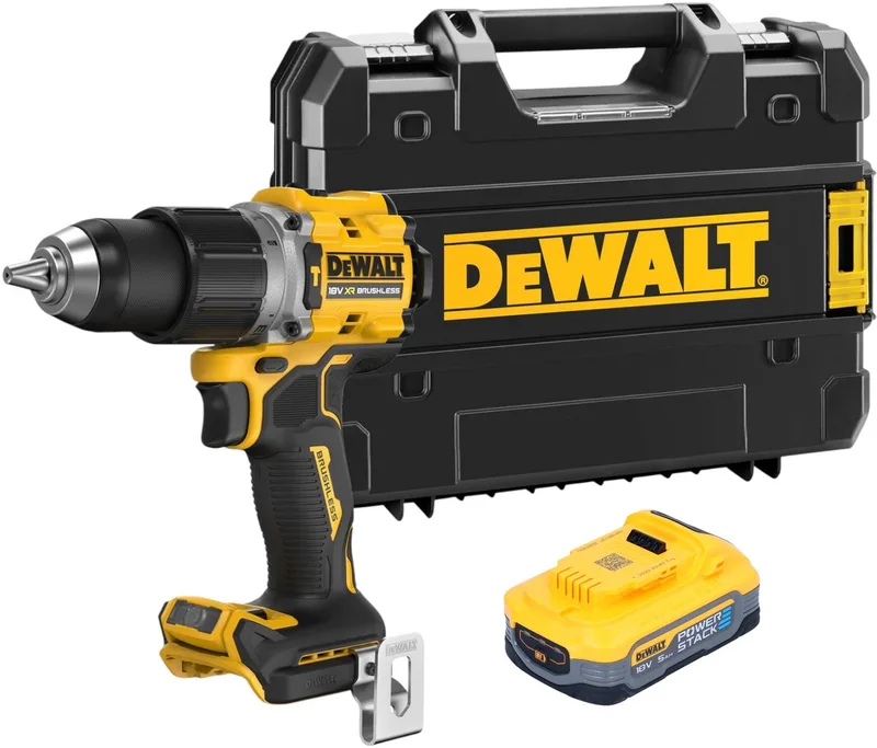 DCD 805 NT accu-klopboormachine 18 V 90 Nm borstelloos + TSTAK - zonder accu, zonder oplader von DEWALT – Produktbild