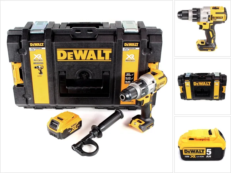DCD 996 accu klopboormachine 18V 95Nm Brushless + 1x accu 5,0Ah + Toughbox - zonder lader de DEWALT – image du produit
