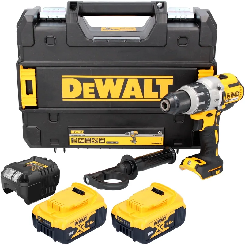 DCD 996 D1 accu klopboormachine 18 V 95 Nm borstelloos + 1x accu 2.0 Ah + lader + TSTAK van DEWALT – productafbeelding
