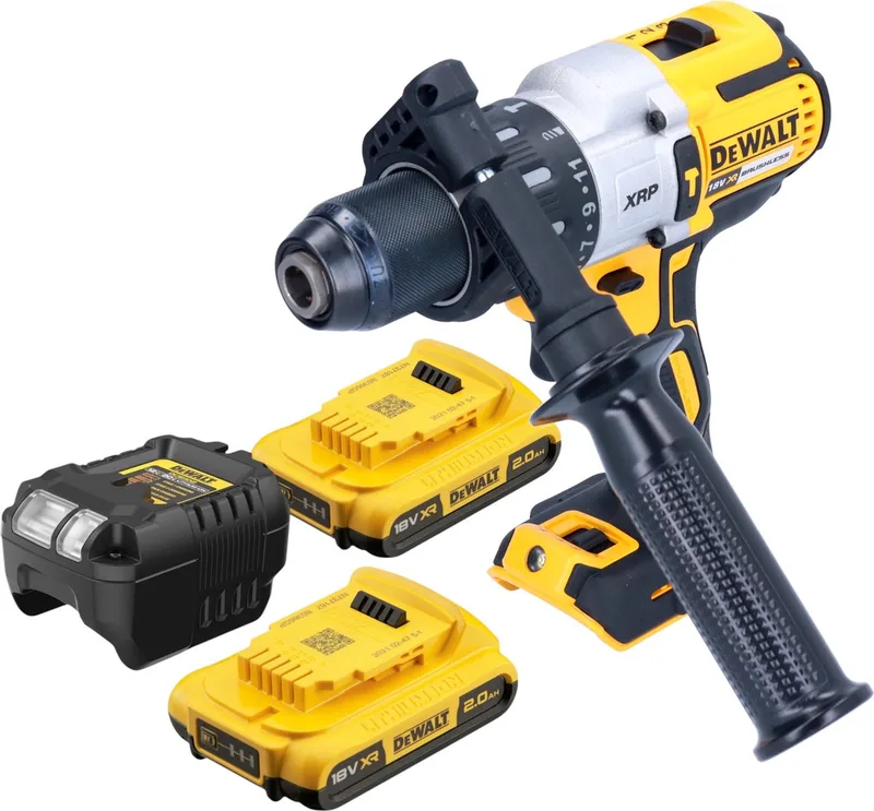 DCD 996 D2 accu-klopboormachine 18 V 95 Nm borstelloos + 2x accu 2,0 Ah + oplader von DEWALT – Produktbild
