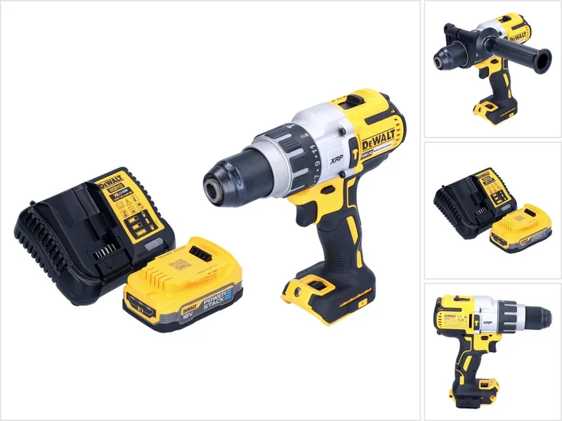 DCD 996 E1 accu klopboormachine 18 V 95 Nm borstelloos + 1x oplaadbare accu 1,7 Ah + lader von DEWALT – Produktbild
