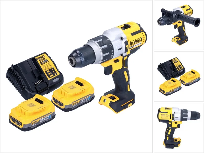 DCD 996 E2 accu klopboormachine 18 V 95 Nm borstelloos + 2x accu 1,7 Ah + lader von DEWALT – Produktbild
