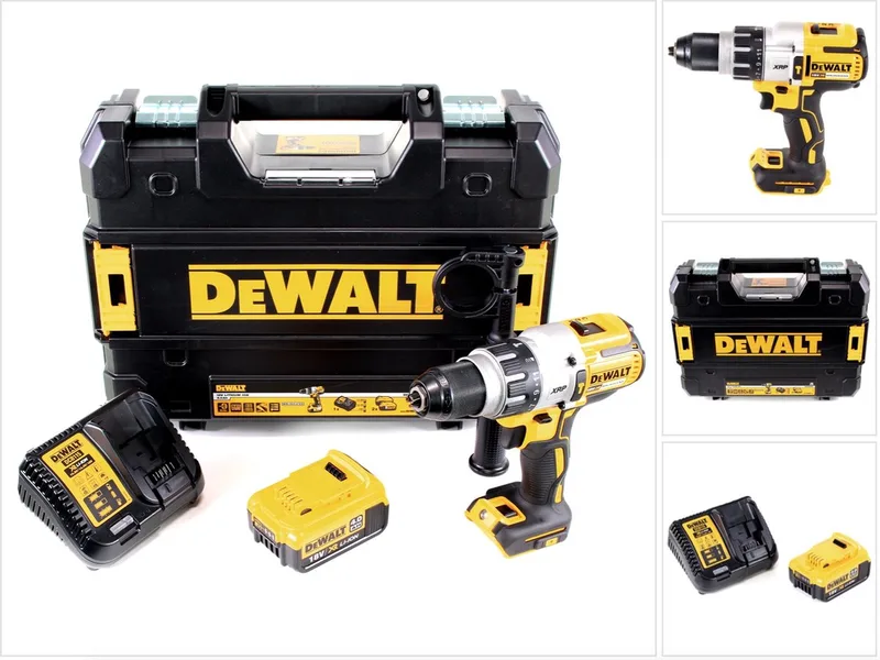 DCD 996 M1 accu klopboormachine 18 V 95 Nm borstelloos + 1x accu 4.0 Ah + lader + TSTAK von DEWALT – Produktbild