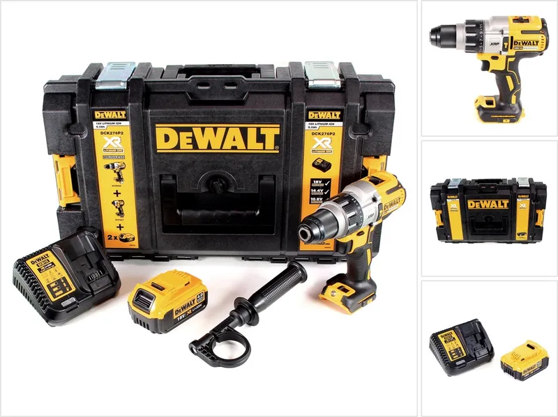 DCD 996 M1 accu klopboormachine 18V 95Nm borstelloos + 1x oplaadbare accu 4.0Ah + snellader + stevige doos von DEWALT – Produktbild
