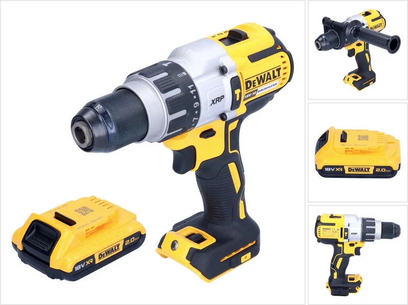 DCD 996 N accu-klopboormachine 18 V 95 Nm borstelloos + 1x accu 2,0 Ah - zonder oplader von DEWALT – Produktbild