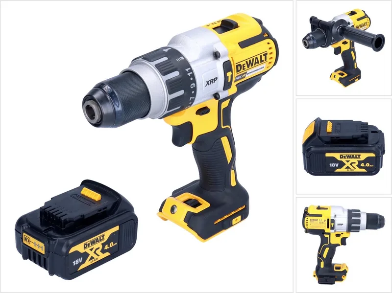 DCD 996 N accu-klopboormachine 18 V 95 Nm borstelloos + 1x accu 4,0 Ah - zonder oplader de DEWALT – image du produit