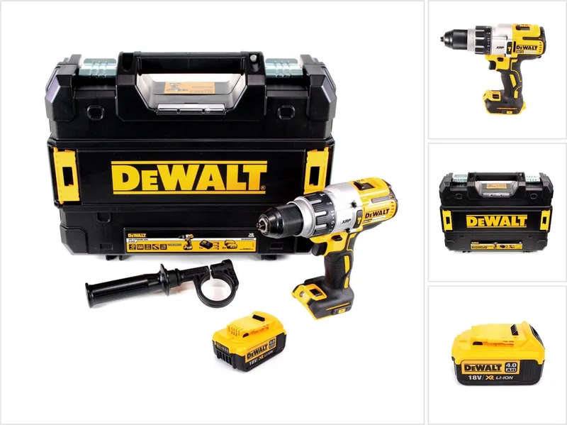DCD 996 NT accu-klopboormachine 18 V 95 Nm borstelloos + 1x accu 4,0 Ah + TSTAK - zonder oplader de DEWALT – image du produit