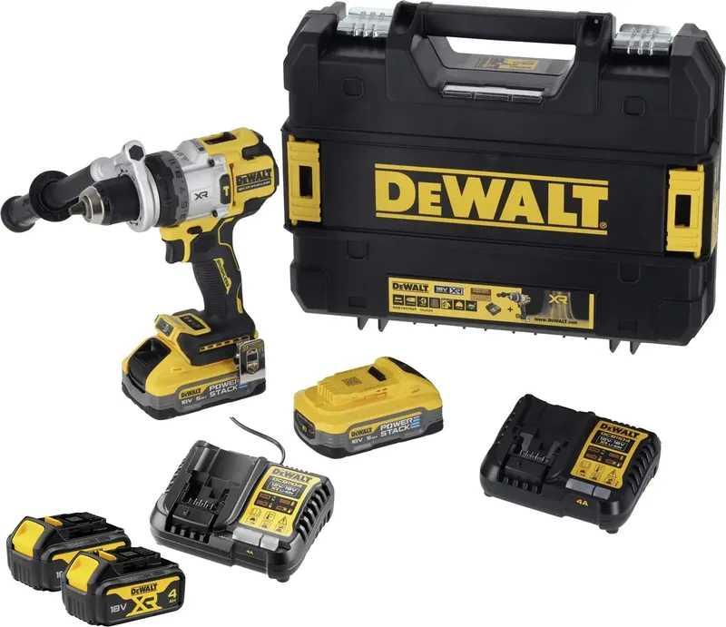 DCD1007H2T-QW Akku-Schlagbohrschrauber inkl. 2. Akku + Akku-Kit DCB1104M2-QW gratis de DEWALT – image du produit