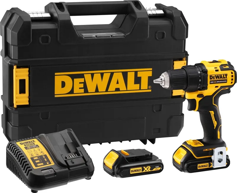 DCD708S2T Compacte accu schroefboormachine 18V XR 1.5Ah in TSTAK von DEWALT – Produktbild