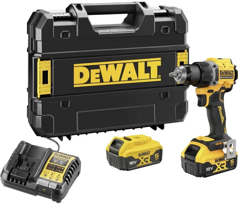 DCD794P2T-QW 18V XR Brushless Schroef-/Boormachine in TSTAK – 2x 5.0Ah html Kopiëren Bewerken by DEWALT – product image
