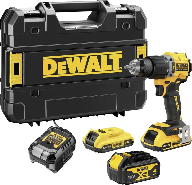 DCD799D2T-QW Akku-Schlagbohrschrauber inkl. 2. Akku + Ersatzakku DCB182-XJ gratis de DEWALT – image du produit