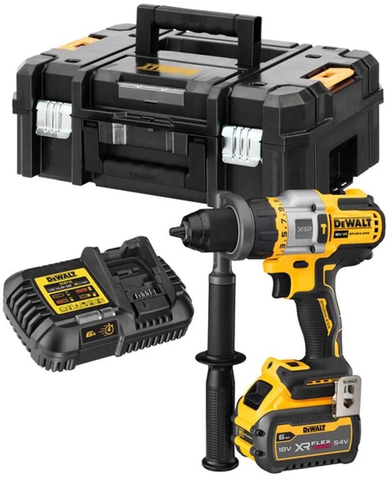 DCD999T1 Accu Klop-/Schroefboormachine 18V 6.0Ah XR FLEXVOLT Li-Ion by DEWALT – product image