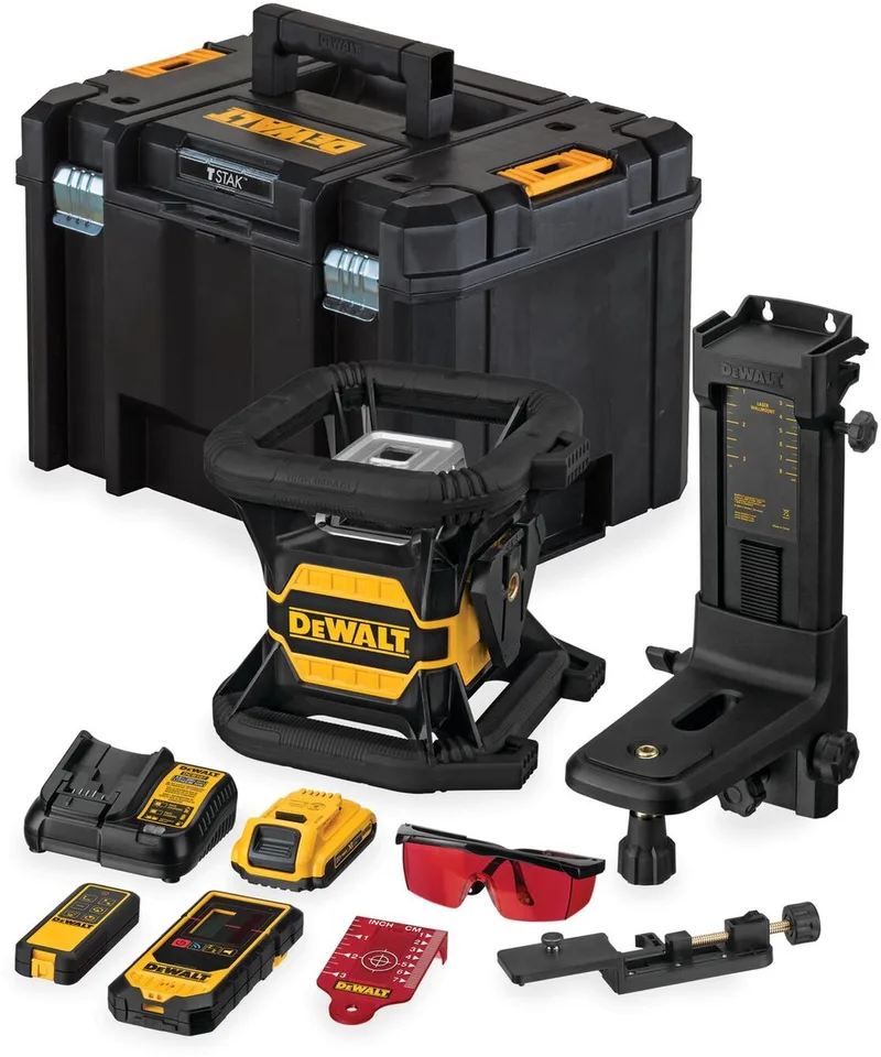 DCE080D1RS Accu roterende laser rood Bluetooth 18V XR 2.0Ah in TSTAK by DEWALT – product image