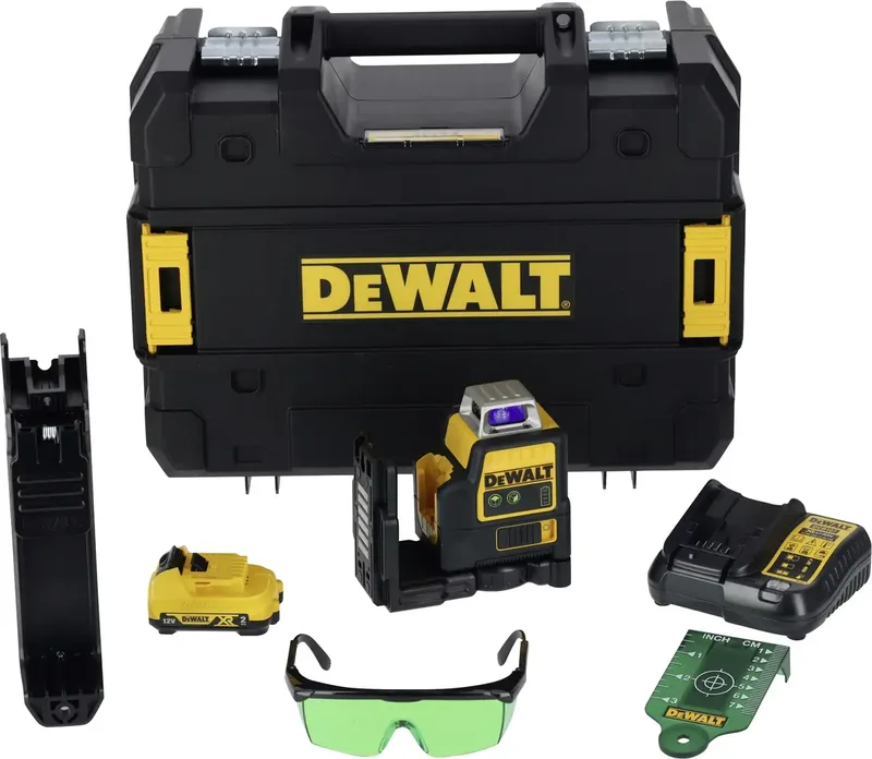 DCE0811D1G Linienlaser kalibriert (ISO) Reichweite (max.): 30 m von DEWALT – Produktbild