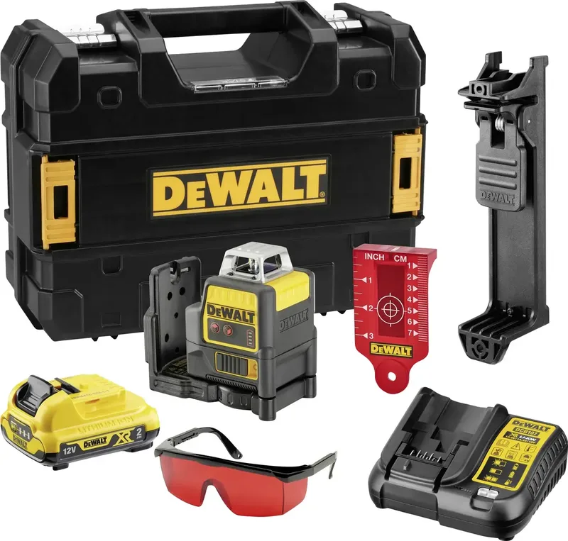 DCE0811D1R Linienlaser kalibriert (ISO) selbstnivellierend Reichweite (max.): 20 m by DEWALT – product image