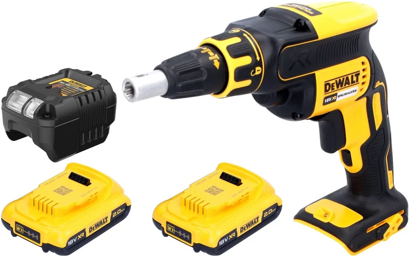DCF 620 D2 accu-droogbouwschroevendraaier 18 V 30 Nm borstelloos + 2x accu 2.0 Ah + lader by DEWALT – product image