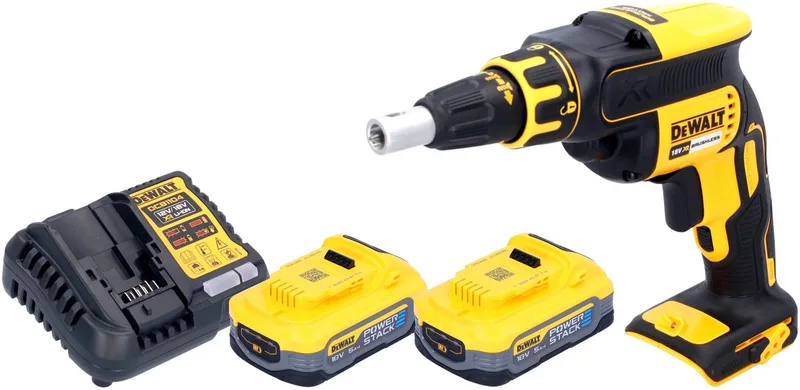 DCF 620 H2 accu-droogbouwschroevendraaier 18 V 30 Nm borstelloos + 2x Powerstack accu 5.0 Ah + lader by DEWALT – product image