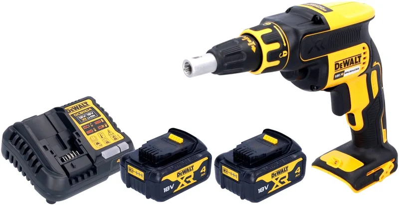DCF 620 M2 accu-droogbouwschroevendraaier 18 V 30 Nm borstelloos + 2x accu 4.0 Ah + lader van DEWALT – productafbeelding
