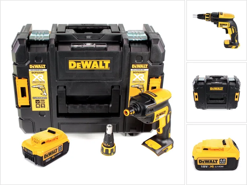DCF 620 NT accu-droogbouwschroevendraaier 18 V 30 Nm borstelloos + 1x accu 4.0 Ah + TSTAK - zonder oplader van DEWALT – productafbeelding