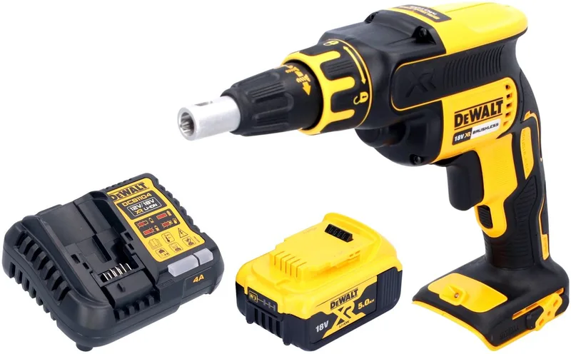 DCF 620 P1 accu-droogbouwschroevendraaier 18 V 30 Nm borstelloos + 1x oplaadbare accu 5.0 Ah + lader von DEWALT – Produktbild
