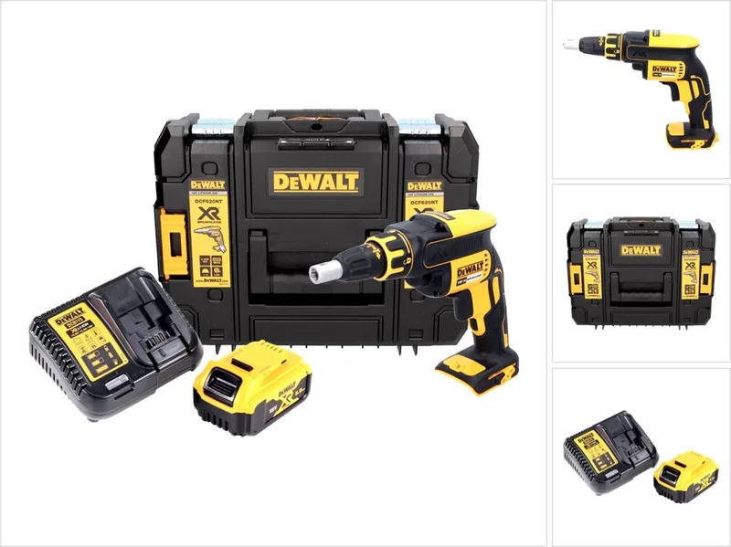 DCF 620 P1 accu-schroevendraaier voor gipsplaten 18 V 30 Nm borstelloos + 1x accu 5,0 Ah + oplader + TSTAK by DEWALT – product image
