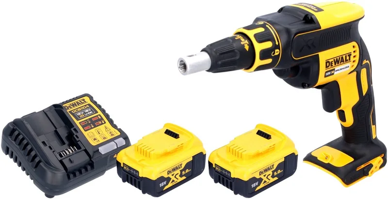 DCF 620 P2 accu-droogbouwschroevendraaier 18 V 30 Nm borstelloos + 2x accu 5.0 Ah + lader van DEWALT – productafbeelding