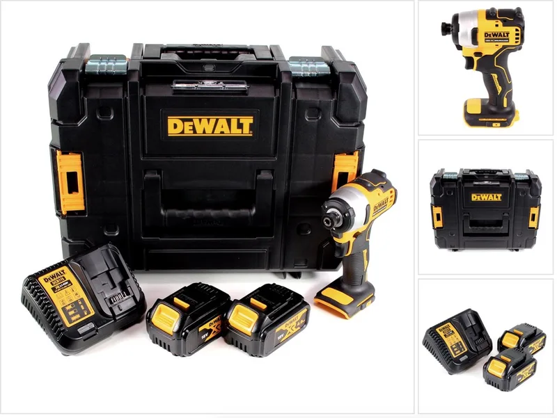 DCF 809 M2T accu-slagmoersleutel 18 V Brushless Li-Ion in T-STAK doos + 2 x 4.0 Ah accu + lader de DEWALT – image du produit