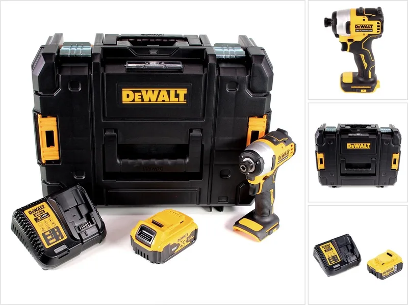 DCF 809 P1T accu-slagmoersleutel 18 V Brushless Li-Ion in T-STAK doos + 1 x 5.0 Ah accu + lader von DEWALT – Produktbild