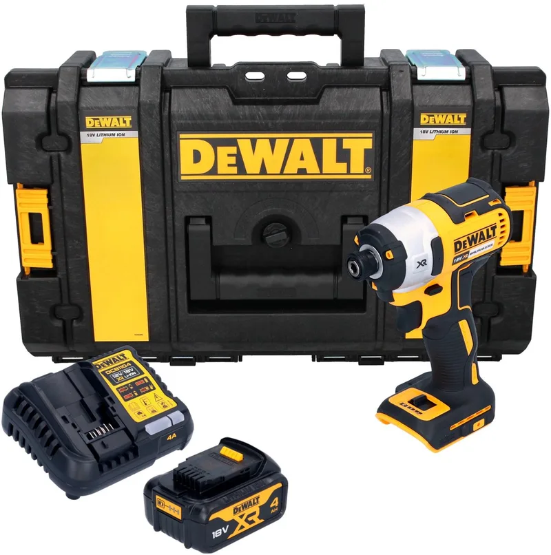 DCF 887 M1 accu-slagmoersleutel 18 V 205 Nm 1/4" borstelloos + 1x accu 4,0 Ah + oplader + Tough Box de DEWALT – image du produit