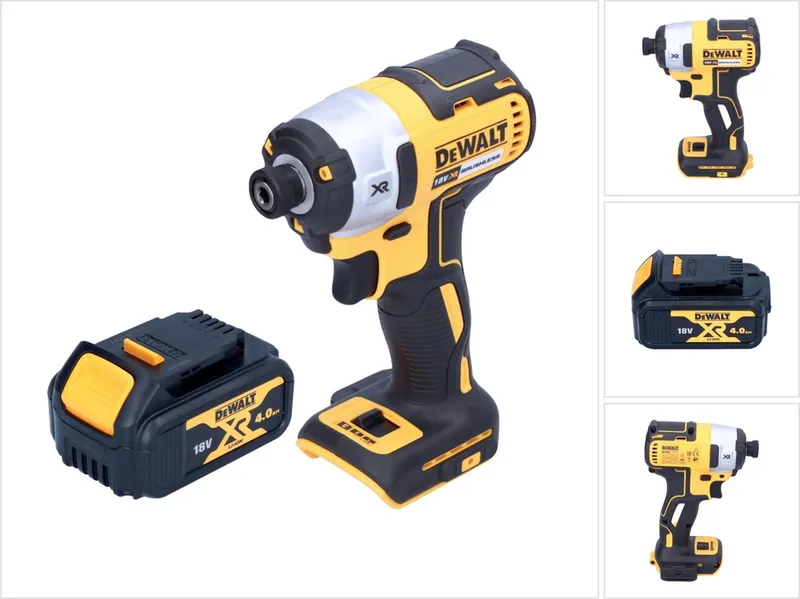 DCF 887 N accu-slagmoersleutel 18 V 205 Nm 1/4" borstelloos + 1x accu 4,0 Ah - zonder oplader de DEWALT – image du produit