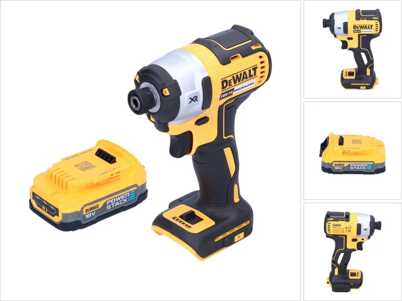 DCF 887 N accu-slagmoersleutel 18 V 205 Nm 1/4" borstelloos + 1x oplaadbare batterij 1,7 Ah - zonder oplader von DEWALT – Produktbild