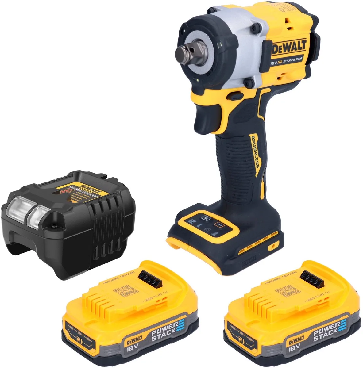 DCF 921 NT accu-slagmoersleutel 18 V 400 Nm 1/2" borstelloos + TSTAK - zonder accu, zonder oplader van DEWALT – productafbeelding