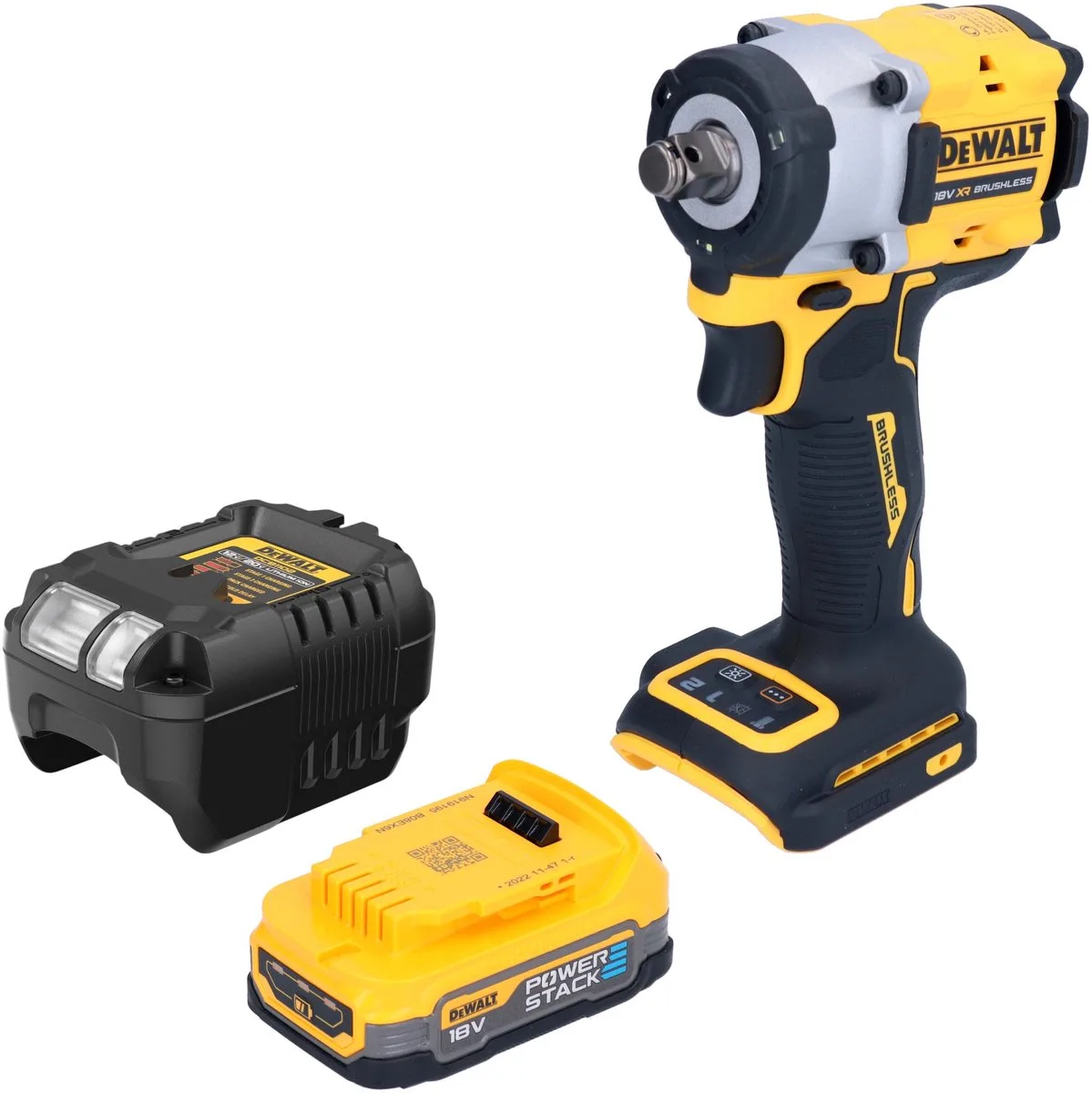 DCF 921 NT accu-slagmoersleutel 18 V 400 Nm 1/2" borstelloos + TSTAK - zonder accu, zonder oplader van DEWALT – productafbeelding