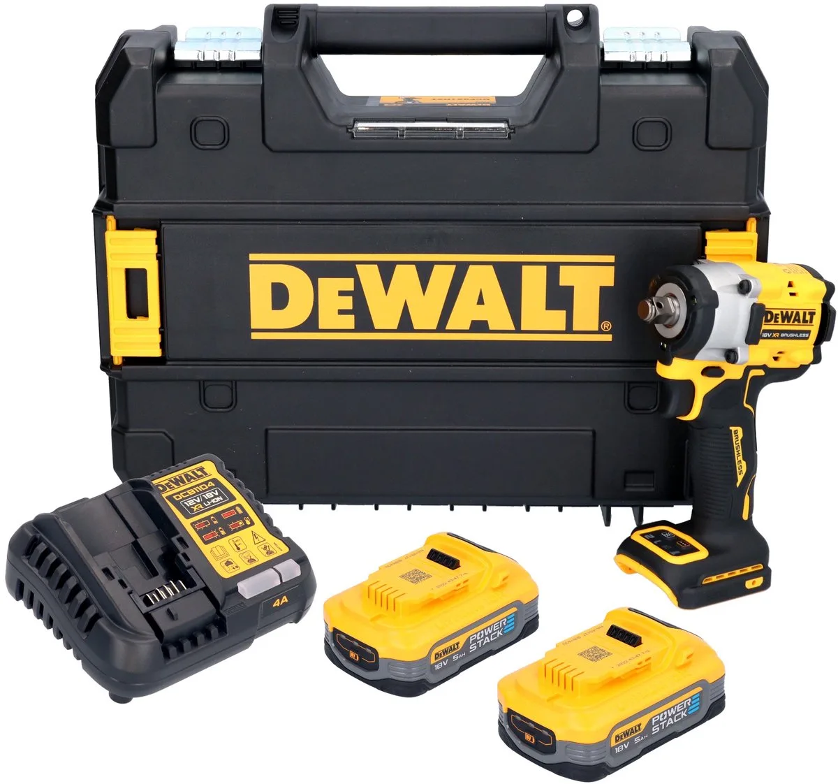 DCF 921 NT accu-slagmoersleutel 18 V 400 Nm 1/2" borstelloos + TSTAK - zonder accu, zonder oplader de DEWALT – image du produit
