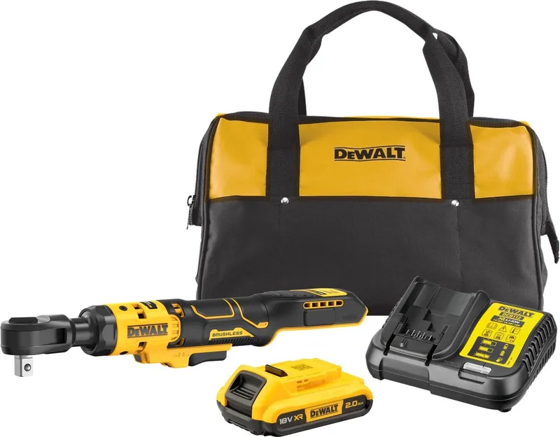 DCF512D1 Accu haakse ratelsleutel 1/2 borgpin 18V XR 2.0Ah in tas de DEWALT – image du produit