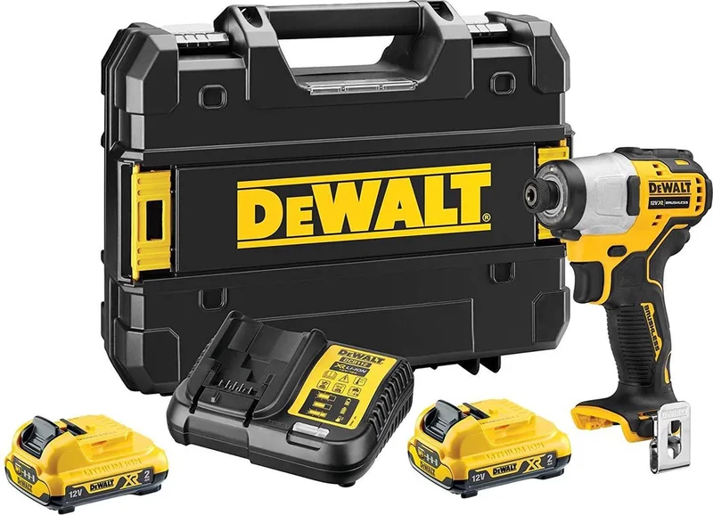 DCF801D2 Accu slagschroevendraaier 163Nm 12V XR 2.0Ah in TSTAK van DEWALT – productafbeelding