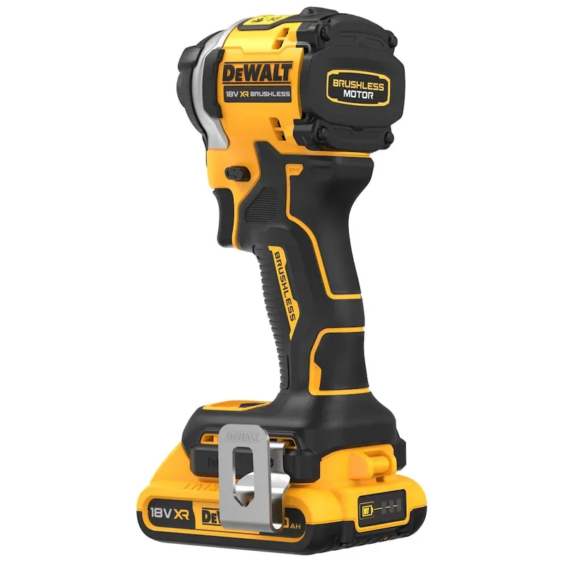 DCF850E1T Compacte accu slagschroevendraaier 205Nm 18V XR 1.7Ah POWERSTACK in TSTAK van DEWALT, Geel – productafbeelding 3 van 4