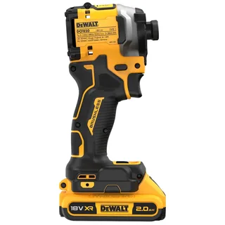 DCF850E1T Compacte accu slagschroevendraaier 205Nm 18V XR 1.7Ah POWERSTACK in TSTAK van DEWALT, Geel – productafbeelding 2 van 4