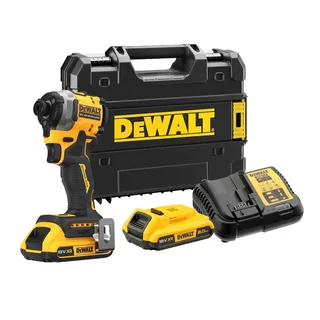 DCF850E1T Compacte accu slagschroevendraaier 205Nm 18V XR 1.7Ah POWERSTACK in TSTAK van DEWALT, Geel – productafbeelding 4 van 4