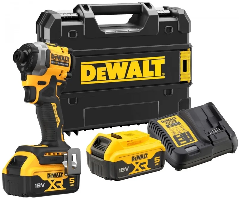 Visseuse à Percussion 18v Dcf850p2t de DEWALT, Jaune – image du produit 1 sur 4