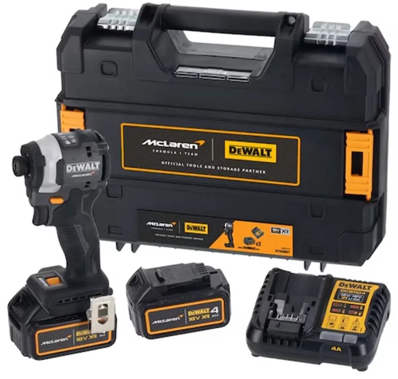 DCF85MM2T-QW MCLAREN 18V XR Accu Slagschroevendraaier - Inclusief 2 Accu's en Lader in Koffer von DEWALT – Produktbild
