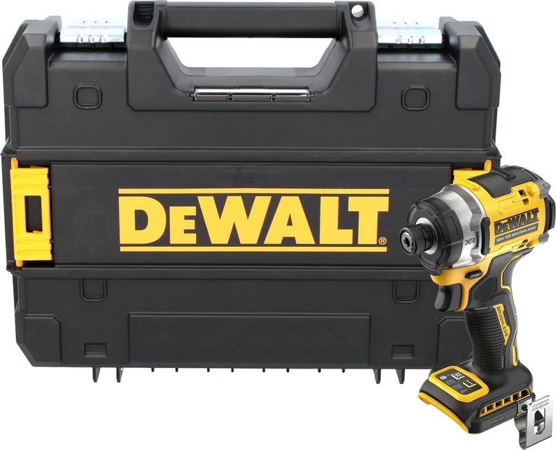 DCF860NT Accu slagschroevendraaier 282Nm 18V XR Basic Body in TSTAK van DEWALT, Geel – productafbeelding