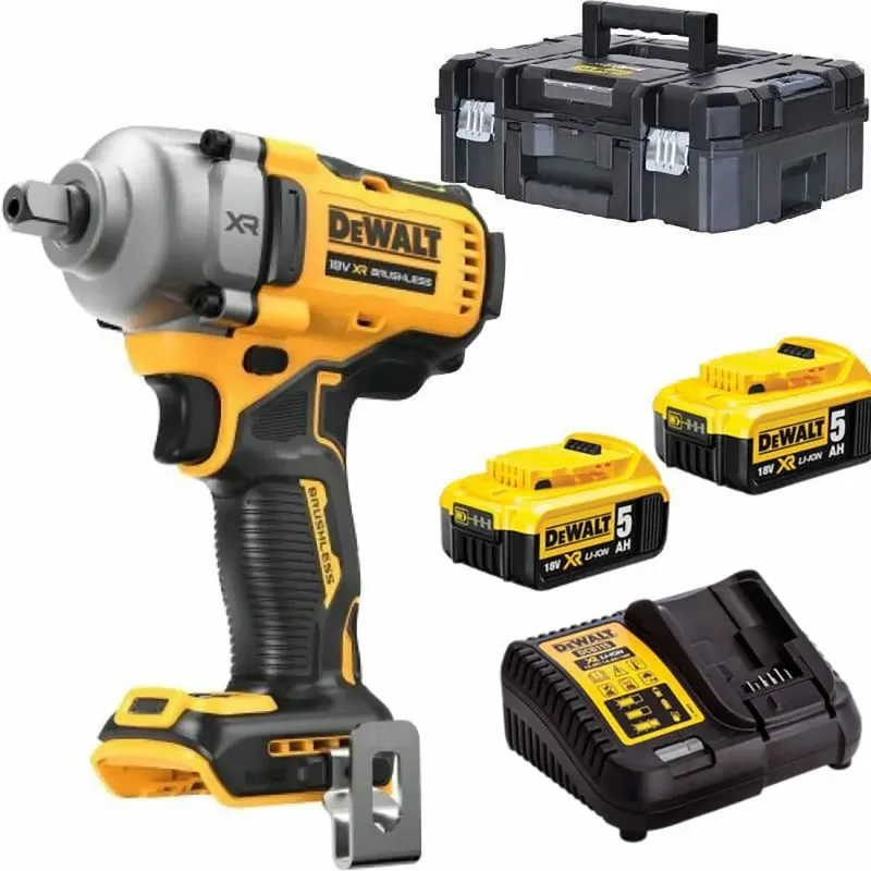 DCF892P2T Accu slagmoersleutel 812Nm 1/2 borgpin 18V XR 5.0Ah in TSTAK by DEWALT – product image 2 of 6